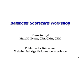 Balanced Scorecard Workshop - exinfm.com