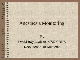 Monitoring Lecture Presentation 2009