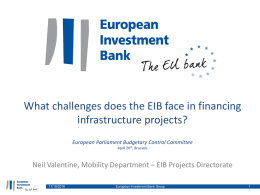 EIB Corporate presentation 2015