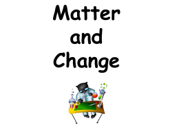 matter and change period 2