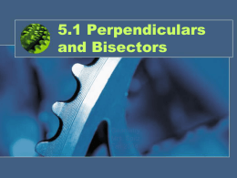 Perpendicular Bisector Powerpoint File