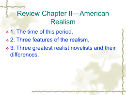 Chapter 3 American literature Between Two World Wars-