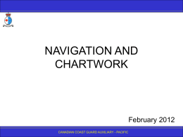 3.03 Navigation and Chartwork - Canadian Coast Guard Auxiliary