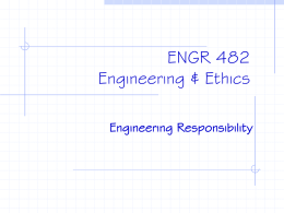Engineering Responsibility
