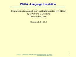 PZ02A - Language translation