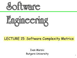 Software Engineering Lecture Slides - ECE