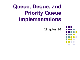 Queue, Deque, and Priority Queue Implementations