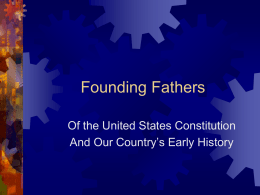 Founding Fathers PPT