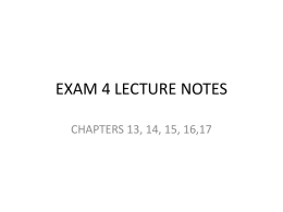 exam 4 lecture notes - World of Psychology