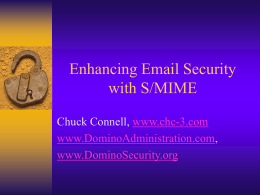 Enhancing Email Security with S/MIME - CHC