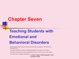 Chapter Seven - University of Dayton