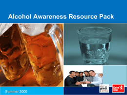 Alcohol Awareness Pack