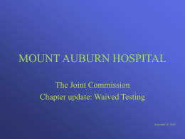 MOUNT AUBURN HOSPITAL