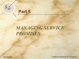 Objectives for Chapter 15: Integrated Services Marketing