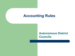 Download: III IV District council Accounting Rules presentation