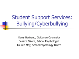 Bullying/Cyberbullying - Merrymount School PTO