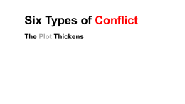 Five Types of Conflict