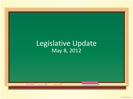 A-3 Legislative Update