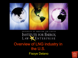 Overview of LNG industry in the U.S.