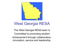 West Georgia RESA