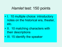 hamlet test overview