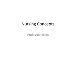 Nursing Concepts - Porterville College