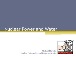 Nuclear Power - Nuclear Information and Resource Service