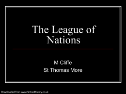 Why Were The League Of Nations Introduced