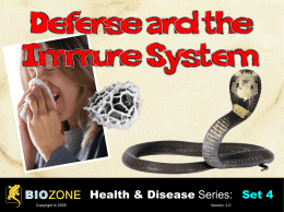 4 Defense and the Immune System