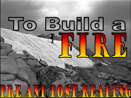 “To Build a Fire”