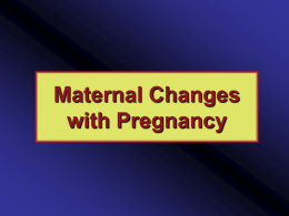 Pregnancy Changes 1