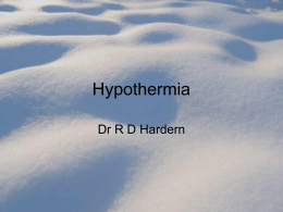 hypothermia presentation
