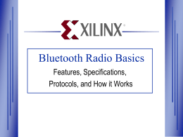 Bluetooth Intro