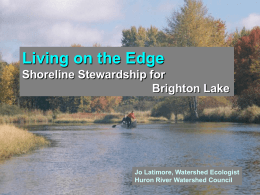 LOE Brighton - Huron River Watershed Council