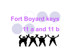 Fort Boyard keys