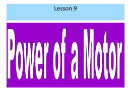 Power_of_a_motor_notes