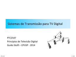 Sistemas de Transmissão para TV Digital