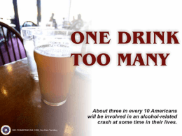 DUI: One Drink Too Many - Employee Wellness Programs
