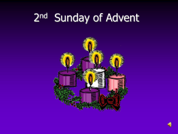 Advent 2nd Sunday Year A