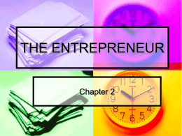 the entrepreneur - Shepherd Webpages