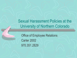 PPT - University of Northern Colorado