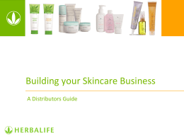Top tip - try and talk about other Herbalife products