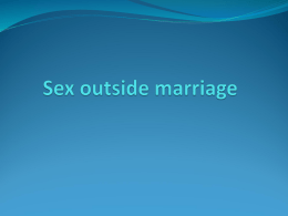Sex outside marriage