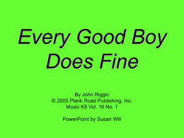 Every Good Boy Does Fine - Bulletin Boards for the Music Classroom