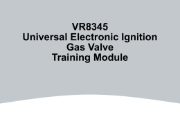 VR8345 Universal Gas Valve Training Module