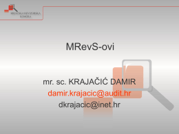 MRevS-ovi - Hrvatska revizorska komora