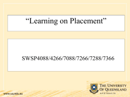 Learning on Placement