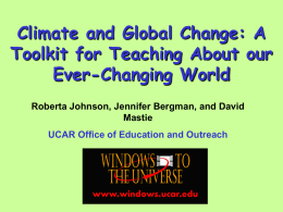 Climate Education Resources National Center for Atmospheric