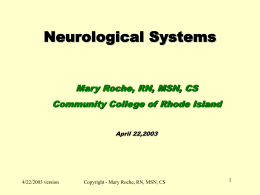 Neurological Systems
