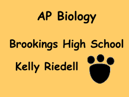 Biology - Kelly Riedell HOME